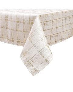 Jacquard Tablecloth - Wave Gold - 70" x 160"