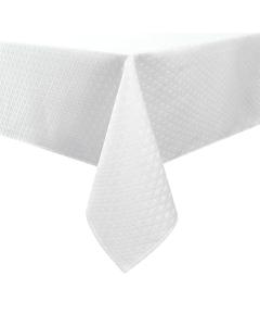 Jacquard Tablecloth - Diamond White - 54" x 72"