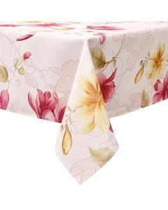 Poly Floral Tablecloth - Fushia Floral - 70" x 160"