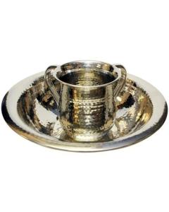 Stainless Steel Washing Set - Hammered Finish