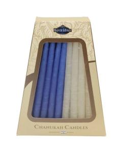 Chanukah Candles - Premium Collection - 45 Pack  Blue/Orange/Green/Purple/Red - 5"