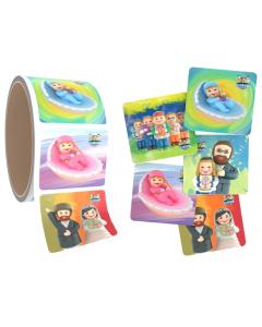 Mazel Tov Sticker Roll