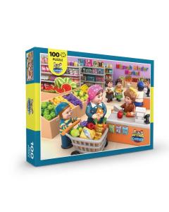 Mitzvah Kinder Market Puzzle (100 Pcs)