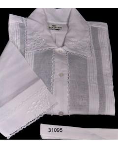 KITTEL Grapes on Collar and Sleeves Scalloped Lace