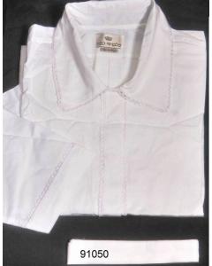 FULL CUSTOM DESIGNED KITTEL WITH LACE, AND NO PLEATS / FABRIC 100% COTTON, 1/3'' LACE, NO TUCK