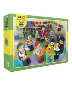 Mitzvah Kinder Floor Puzzle - Cheder Upsherin (24 Jumbo Pcs)