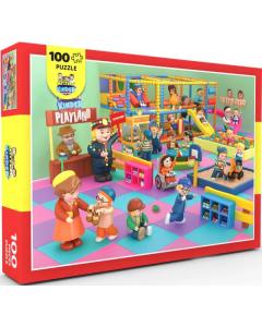 Mitzvah Kinder Playland Gym Puzzle (100 pc)