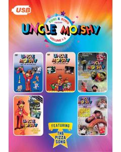 Uncle Moishy - Vol 1 - 5 (Video on USB)