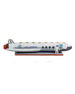 Poly-resin Space Shuttle Menorah