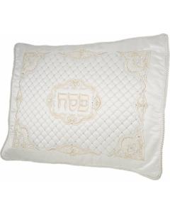 Silver and White Satin Swarovski Crystal Collection w/ Crystals Seder Set