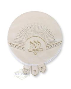 Brilliance Collection Leather Matzah Cover - Bucherim Size