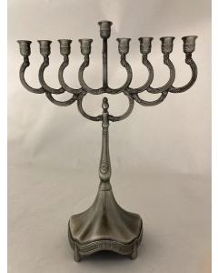 Silverplate Candle Menorah - 8.5"