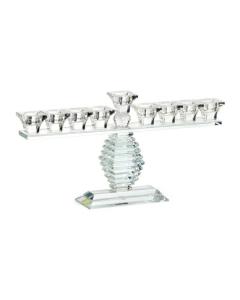 Crystal Menorah - Stacked Design