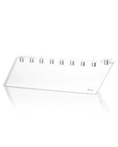 Lucite Oil Chanukah Menorah
