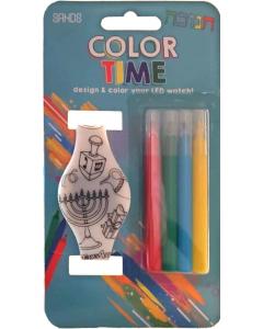 Chanukah Color Time Watch