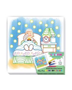 Mitzvah Kinder Good Morning Boys Color-In Canvas