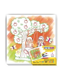Friends Color-In Canvas