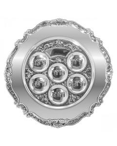 Silver Plated Seder Plate 12"