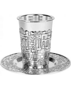 Kiddush Cup Tray Set