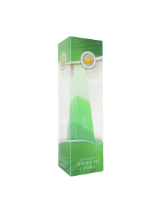 Pyramid Havdalah Candle-Green