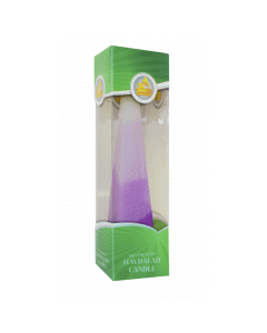 Pyramid Havdalah Candle Purple