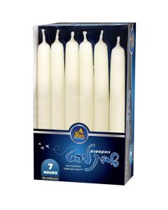 18 pk - Beeswax Shabbos candles 7 hour