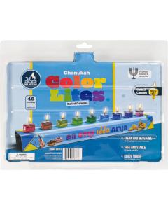 46pk Chanukah Color Lights - Jelled