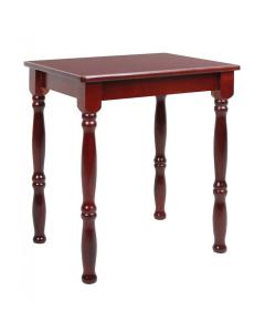 Menorah Stand - No Drawer - Mahogany