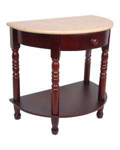 Marble Top Menorah Stand