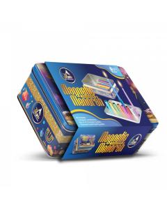Colorful Tin Magnetic Menorah Set