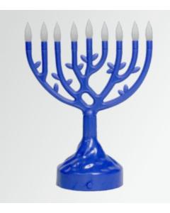 LED Tree of Life Menorah (Blue)