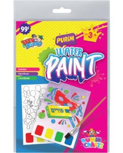 Purim Water Paint Art