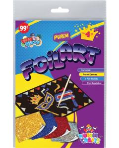 Purim Foil Art