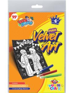 Purim Velvet Art