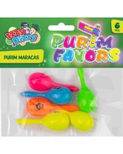 Purim Maracas - 6/pk