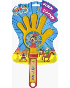 Purim Hand Clapper - Large - Assorted Colors