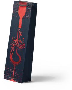 Whimsical Purim Wine Bags - 12/Pk