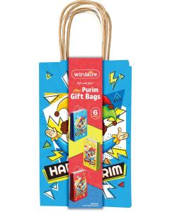 Clown Jester Purim Gift Bag - Mini - 6/pk