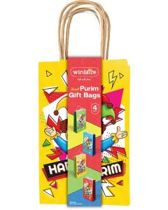 Clown Jester Purim Gift Bag - Small - 4/pk