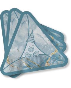 Purim Hamentashen Shaped Napkins - 10/pk