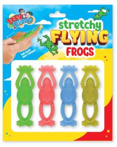 Pull And Fly Frogs - 4 pack