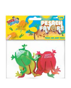 Pesach Favors - Press and Jump Frogs - 6 pk.