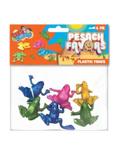 Pesach Favors - Plastic Frogs - 6 pk.