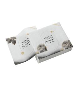 Pesach Napkins - Black White - 20 pk