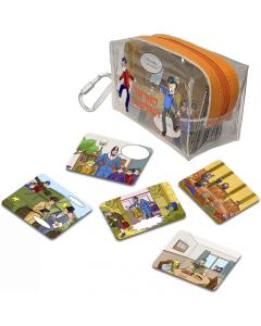 Izzy & Dizzy Comic Card Holder w/ Keychain