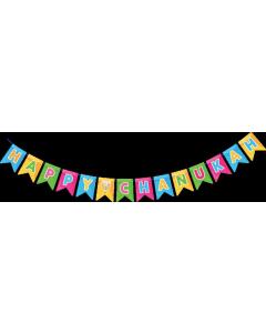 Happy Chanukah Flag Banner