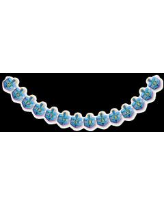 Happy Chanukah Honeycomb Banner