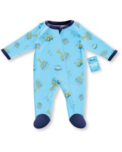 Blue Chanukah Onesie - 3-6 Months