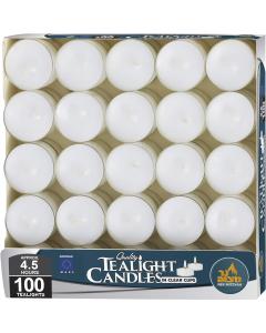 100 pk. Plastic Cup Tealights