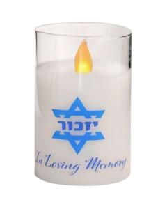 LED Memorial Glass Candle
